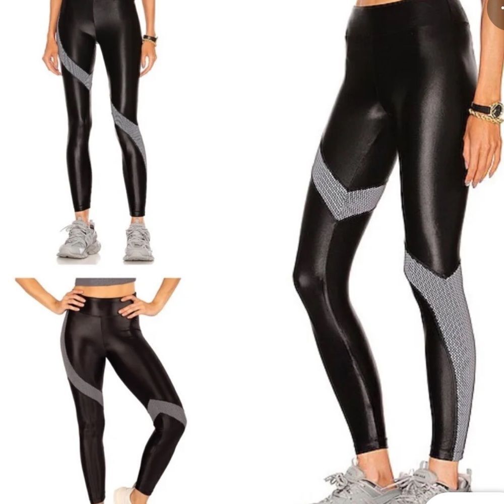 Koral Venus High Rise Leggings in Black & White BNWT